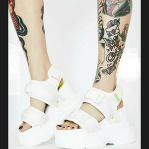 Dolls kill Anthony Wang white peach platform